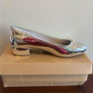 Steve Madden Cherish Silver Women's Shoes NEW 9.5